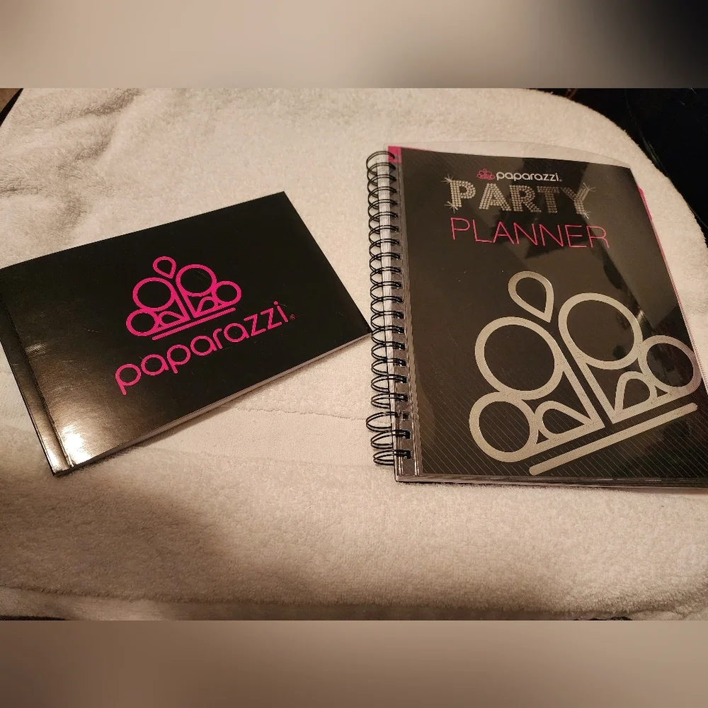 New Paparazzi Black and Pink Event Planner And Receipt Book